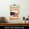 G128 Combo Pack Garden Flag Hanger 14IN & Garden Flag God Bless America USA Flag Map 12x18IN Printed 150D Polyester